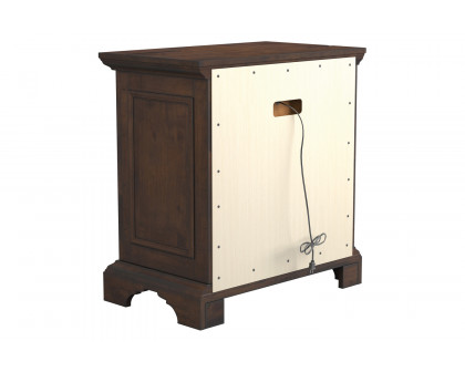 Coaster - Elk Grove 3-Drawer Nightstand in Vintage Bourbon