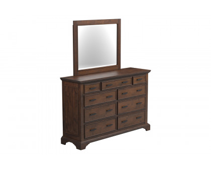 Coaster - Elk Grove 9-Drawer Dresser With Jewelry Tray in Vintage Bourbon