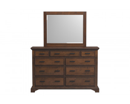 Coaster - Elk Grove 9-Drawer Dresser With Jewelry Tray in Vintage Bourbon