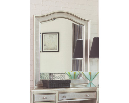 Coaster - Arched Top Vanity Mirror in Metallic Platinum