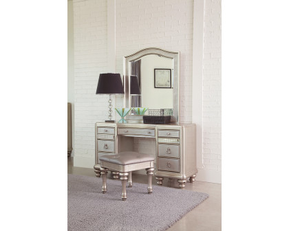 Coaster - Arched Top Vanity Mirror in Metallic Platinum