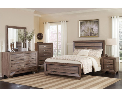 Coaster Kauffman Queen Panel Bed - Washed Taupe