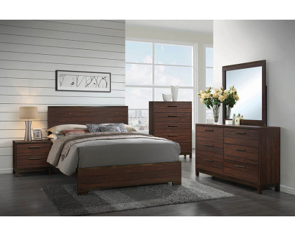 Coaster Edmonton Eastern King Panel Bed - Rustic Tobacco