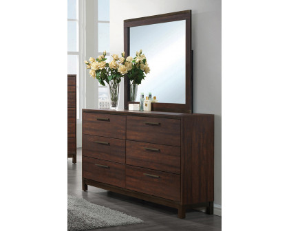 Coaster - Edmonton 6-Drawer Dresser in Rustic Tobacco