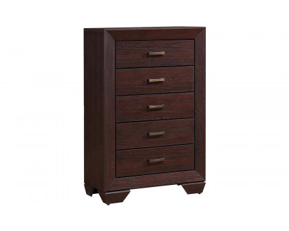 Coaster Kauffman Eastern King Panel Bed - Dark Cocoa