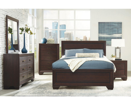 Coaster Kauffman Queen Panel Bed - Dark Cocoa