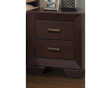 Coaster Kauffman 2-Drawer Nightstand - Dark Cocoa