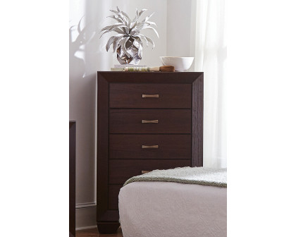 Coaster Kauffman 5-Drawer Chest - Dark Cocoa