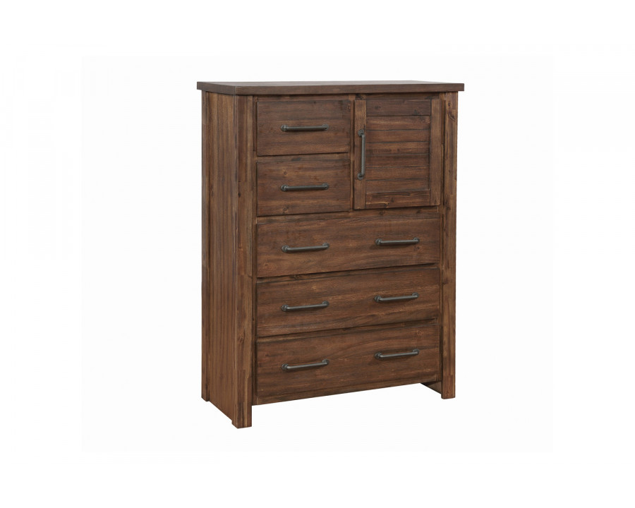 Coaster - Sutter Creek 5-Drawer Chest in Vintage Bourbon