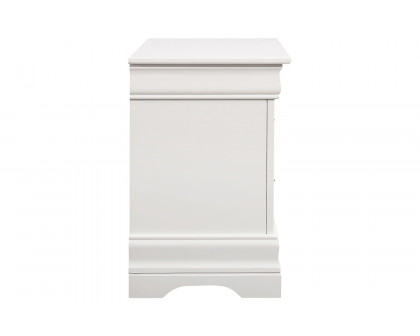 Coaster Louis Philippe 2-Drawer Nightstand - White