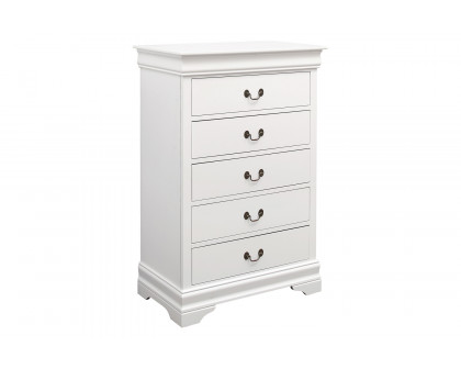 Coaster - Louis Philippe 5-Drawer Chest with Silver Bails