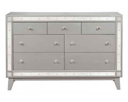 Coaster - Leighton 7-Drawer Dresser in Metallic Mercury