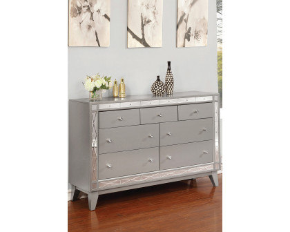 Coaster - Leighton 7-Drawer Dresser in Metallic Mercury