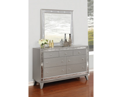 Coaster - Leighton 7-Drawer Dresser in Metallic Mercury