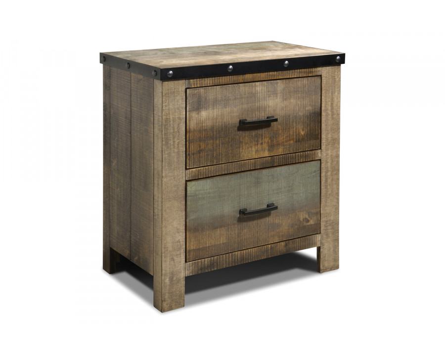 Coaster - Sembene 2-Drawer Nightstand in Antique Multi-Color