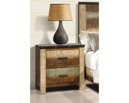 Coaster - Sembene 2-Drawer Nightstand in Antique Multi-Color