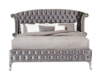 Coaster - Deanna Eastern King Tufted Upholstered Bed