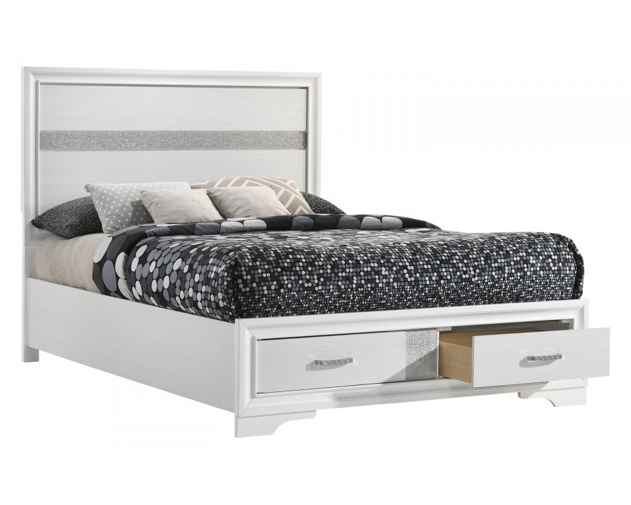 Coaster Miranda Full Storage Bed - White