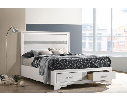 Coaster Miranda Full Storage Bed - White