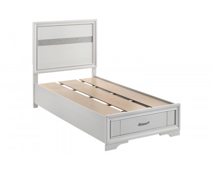 Coaster Miranda Twin Storage Bed - White