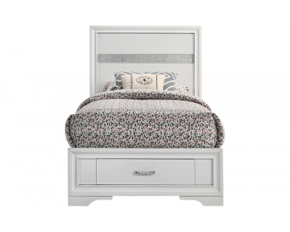 Coaster Miranda Twin Storage Bed - White