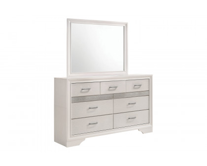 Coaster Miranda Rectangular Mirror - White