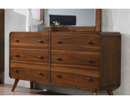 Coaster - Robyn 6-Drawer Dresser in Dark Walnut