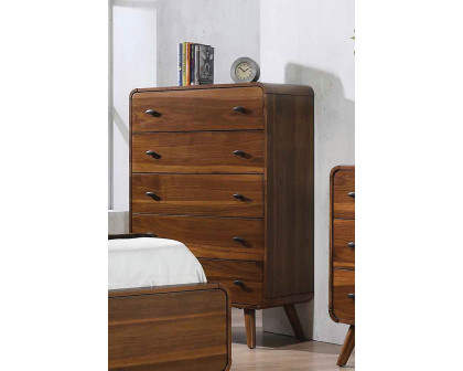 Coaster - Robyn 5-Drawer Chest in Dark Walnut