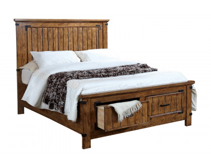 Coaster Brenner Full Storage Bed - Rustic Honey