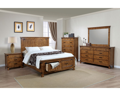 Coaster Brenner Full Storage Bed - Rustic Honey