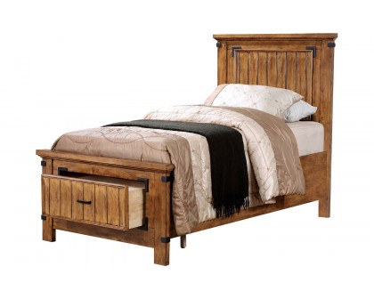 Coaster Brenner Twin Storage Bed - Rustic Honey