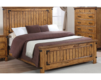 Coaster Brenner Full Panel Bed - Rustic Honey