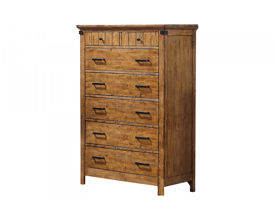 Coaster - Brenner 7-Drawer Chest in Rustic Honey