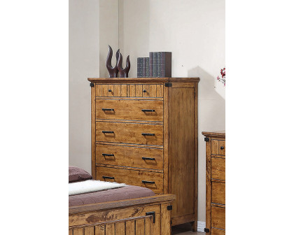 Coaster - Brenner 7-Drawer Chest in Rustic Honey