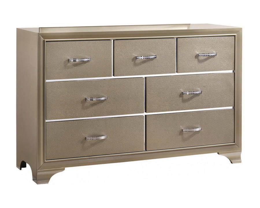 Coaster - Beaumont 7-Drawer Rectangular Dresser in Champagne