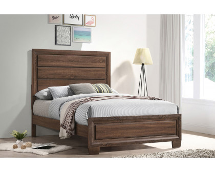 Coaster Brandon Full Panel Bed - Medium Warm Brown