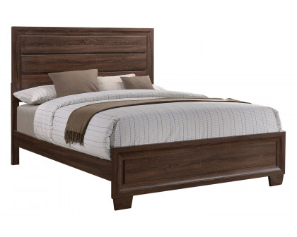 Coaster Brandon Eastern King Panel Bed - Medium Warm Brown