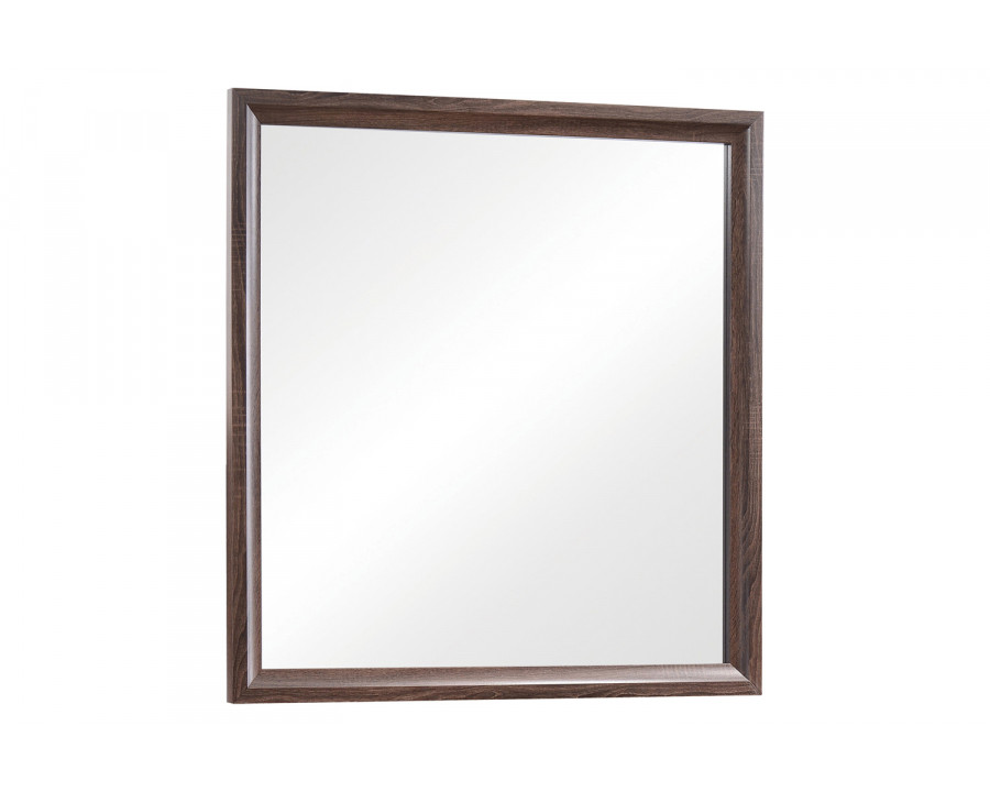 Coaster - Brandon Framed Mirror in Medium Warm Brown