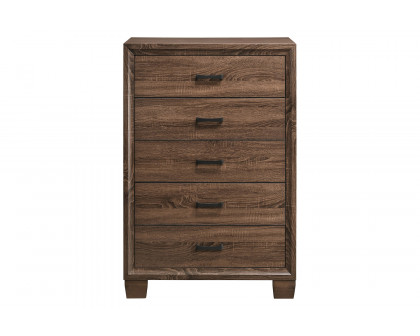 Coaster - Brandon 5-Drawer Chest in Medium Warm Brown