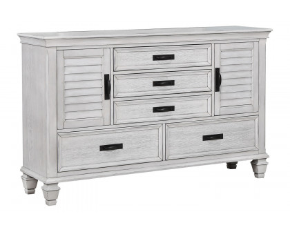 Coaster - Franco 5-Drawer Dresser with 2 Louvered Doors