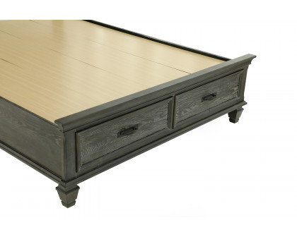 Coaster Franco Queen Platform Storage Bed - Weathered Sage