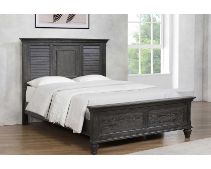 Coaster Franco Eastern King Panel Bed - Weathered Sage