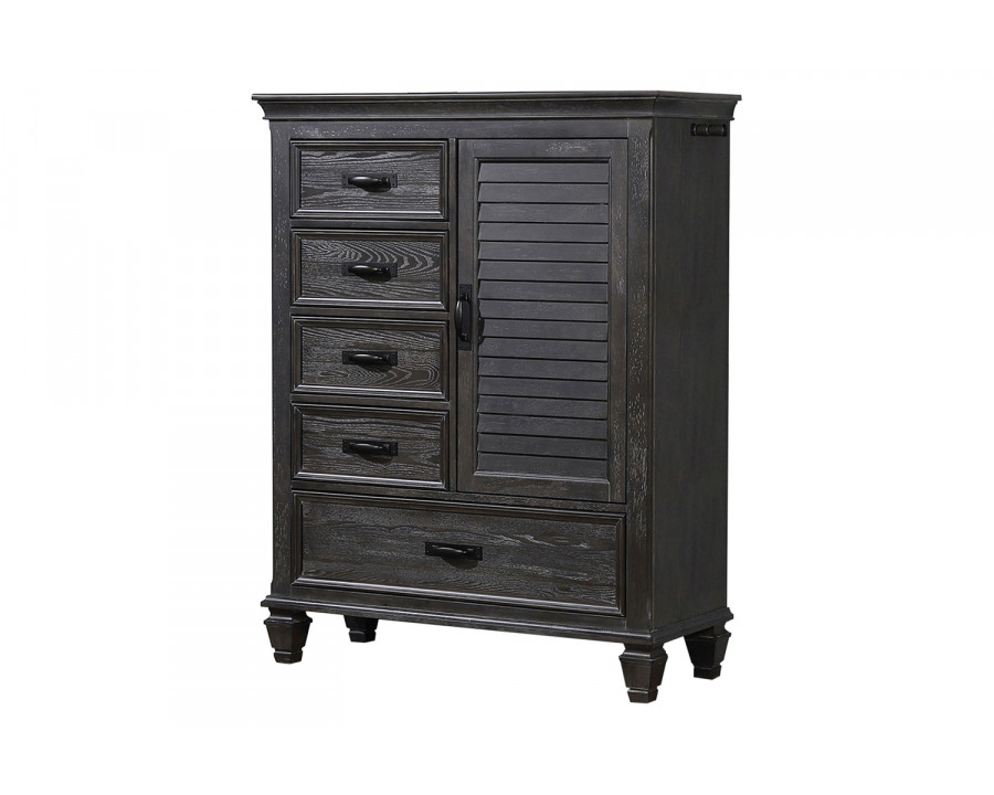 Coaster - Franco 5-Drawer Gentleman'S Chest in Weathered Sage