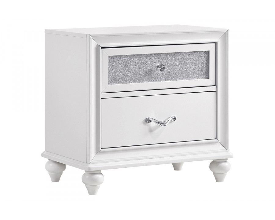 Coaster Barzini 2-Drawer Nightstand - White