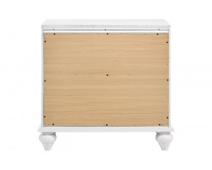 Coaster Barzini 2-Drawer Nightstand - White