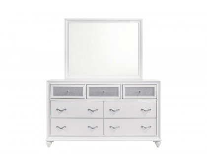 Coaster Barzini Rectangle Dresser Mirror - White