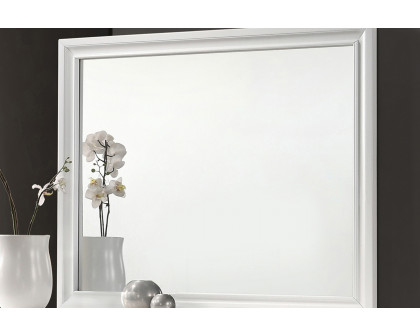 Coaster Barzini Rectangle Dresser Mirror - White