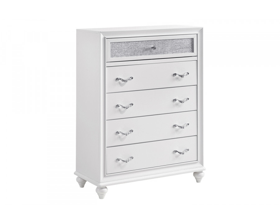 Coaster Barzini 5-Drawer Chest - White