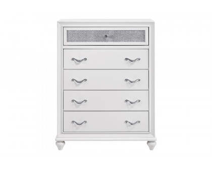 Coaster Barzini 5-Drawer Chest - White