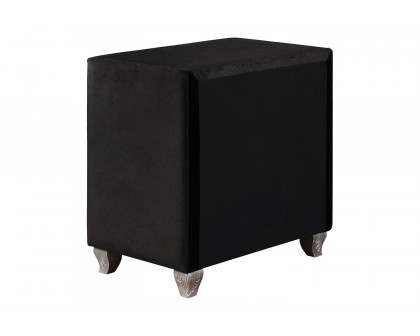 Coaster Deanna 2-Drawer Rectangular Nightstand - Black